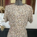 AFRM Jamie Floral Print Open Back Midi Dress Photo 3