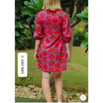 Anthropologie Cyclamen  BERRY BLUSH SHORT DRESS Large 2420 Photo 1