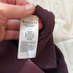 Athleta Endless Satin Spiced Cabernet Trim Pants, Size 6 Photo 8