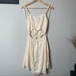 Faithfull the Brand NWT Linen Cut-Out Mini Dress Zuma Size 10/XL Photo 4