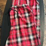 Victoria's Secret Victoria’s Secret Plaid Pajama Pants Lace Trim Pockets Size Large Photo 0