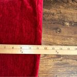 Hilary Radley  Pants Women's Red XXL 29 Inseam Mid-Rise Faux Suede Pull On NEW Photo 9