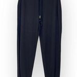 Susan Graver LIFESTYLE Spa Knit Pull On Jogger Pants Black Size XXS Petite Photo 0