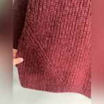 & Other Stories & Other Stories Anthropologie Brown Mock Neck Long Line Wool Blend Knit Sweater Photo 3