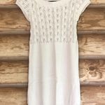 Maurice's Vintage cap sleeve open knit tunic sweater dress size small Photo 2