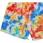 BP NWT . Womens Small Tye-Dye Elastic Waist Shorts Raw Hem Pockets HIgh Waist Photo 60