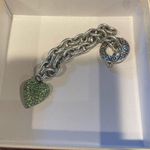 Hallmark peridot gemstone heart bracelet Photo 0