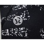 Lululemon Womens  Inspire Tight II Yoga Mesh Panel Leggings Graf Black WhIte Sz 4 Photo 3