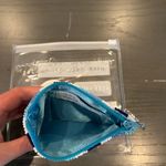 NWOT Island to East Side Blue and White Beaded Coin Purse Pouch Photo 9