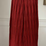Missoni M  Rust Red Orange Crochet-Knit Wide-Leg Pants $1,000 40 S Photo 0