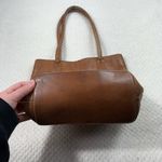 Hobo International Leather Brown Shoulder Tote Bag Purse Earthy Minimal Travel Photo 1