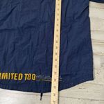 Limited Too Vintage Y2K Blue Yellow Zip Windbreaker Jacket Hooded Womens Small Photo 4