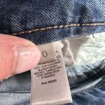 EXPRESS Women’s Low Rise Distressed Cuffed Denim Shorts Size 0 Photo 2