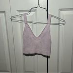 Aerie  Knit Cropped Tank Top Pink Photo 1