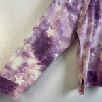 Wildfox Tie Dye Star Pullover Sweatshirt Extra Large Women Purple White Lounge Photo 4