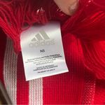 Adidas FC Bayern München  Red Knit Soccer Scarf Fringe Photo 5