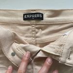 EXPRESS  high rise shortie pink denim jean shorts, size 10 Photo 2