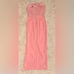 House Of CB NWOT  Adrienne Strapless Maxi Gown Dress in Pink Size XL a-c cup Photo 5