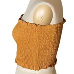 Brave Soul LONDON Ladies Mustard Gold TANK TOP ~ 4 Button Front ~ Women's Size S Photo 3