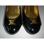 Ralph Lauren LAUREN  WOMEN'S PUMPS PATENT BLACK LEATHER SIZE US 9m Photo 1