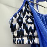Lululemon Vintage  No Limits Tank in Blue &‎ White Animal Print Sz 6 Photo 6