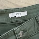 Loft Monroe Slim Chino Utility Pants | Light Green | 8 Photo 4