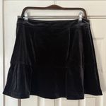 Draper James  Black Velvet Skater Skirt Size 12 NWT Photo 1