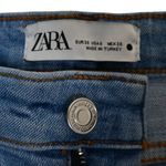 ZARA Raw Hem Skinny Jeans Light Wash Womens 6 Photo 8