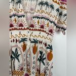 MINKPINK Eyona Short Sleeves Pockets Linen Palm Print Midi Dress Women’s Sz XS Photo 6