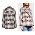 Veronica Beard Veronica Beard Deena Plaid Double-Breasted Dickey Coat Photo 1