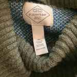 st. john's bay Size 3X Floral Turtleneck Side Button Pullover Sweater. New Photo 3