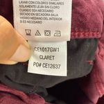 Current/Elliott The Side Street Velvet Flare Pant in Claret Maroon Size 27 Photo 9