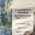 Altar'd State Altar’d State Blue Floral Short Sleeve Boho Cottagacore Mini Dress Photo 4