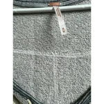 Free People Lacey Love Fleece Long Sleeve Oversize Crisscross Chest Sweatshirt Photo 8