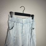 Chaser  Flowy High Waist Shorts Size S Paperbag Pockets Vintage Wash Snap Close‎ Photo 1