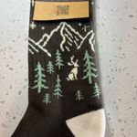 Jack + Sage Women's Venture Out Socks Brown Cream Red Stretch Mountains One Size Photo 6