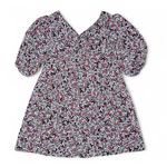 ZARA Floral Print Puffy Sleeve Mini Dress Photo 1
