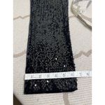 CHICO'S Holiday Velvet Black Sequins & Panne Tapered Ankle Pants, Size .5 (6) Photo 8