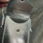 J.Crew Gracie Silver Leather Crossbody Phone Bag NEW Photo 7