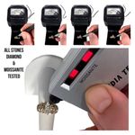 14KT GENUINE MOISSANITE & DIAMOND 2.21 CARAT WEIGHTY SOLID YELLOW GOLD RING Photo 7