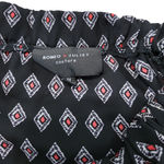 Romeo + Juliet Couture Romper Size Medium Off Shoulder Romper Long Sleeve Flared Photo 7