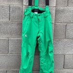 Salomon  Green Ski & Snowboard Pants with Suspenders Size Women's Med Photo 0