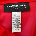 Vintage ‘90s Sag Harbor Petite Red Side Button Midi Skirt Size 10P Photo 6