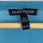Eileen Fisher  Blue Short Sleeve Crewneck Tee T Shirt Dress XL Photo 2