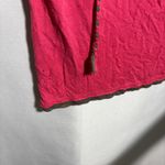 2 BIZZY Graphic Tank Top Pink Native American Face Feather Print Artsy Boho M ** Size M Photo 3