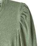 Sundry  Sage Green Puff Sleeve long Sleeve Shirt size 1 small Photo 1