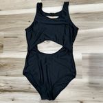 Zyia NEW  Active Black Open Core One Piece Swimsuit Women’s XL Photo 3
