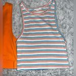ZARA Bundle of  Crop Tops Multicolor, Orange and Purple Size Small Photo 3