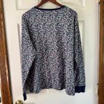 LC Lauren Conrad Lauren Conrad Floral Print Sleep Soft Top Comfy Long‎ Sleeve Crew Neck XXL Photo 7
