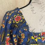 Joie  Chloris Baja Batik Bell Floral Summer Dress womens M Medium Photo 4